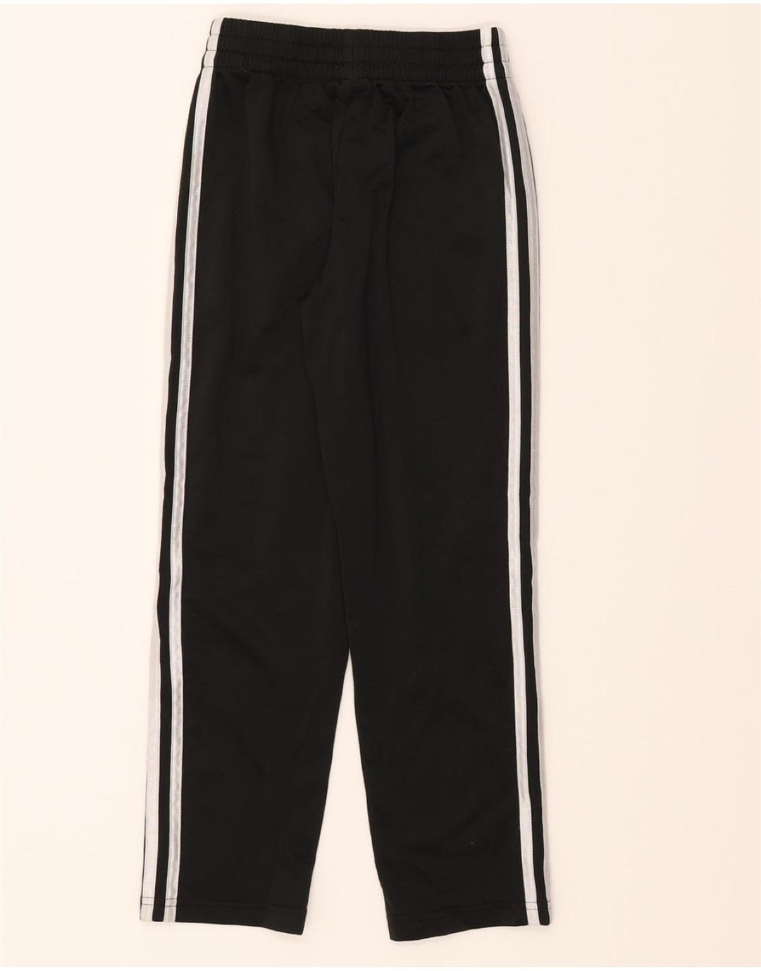 ADIDAS Girls Tracksuit Trousers 7-8 Years Small  Black Polyester Vintage Adidas and Second-Hand Adidas from Messina Hembry 