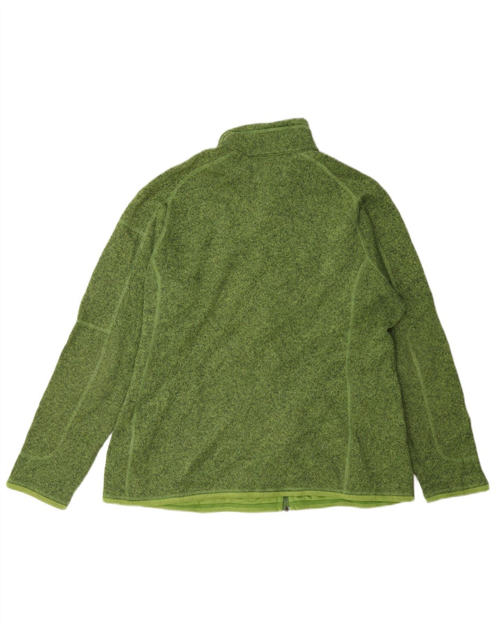 Giacca da tuta da uomo Patagonia XL in poliestere chiazzato verde