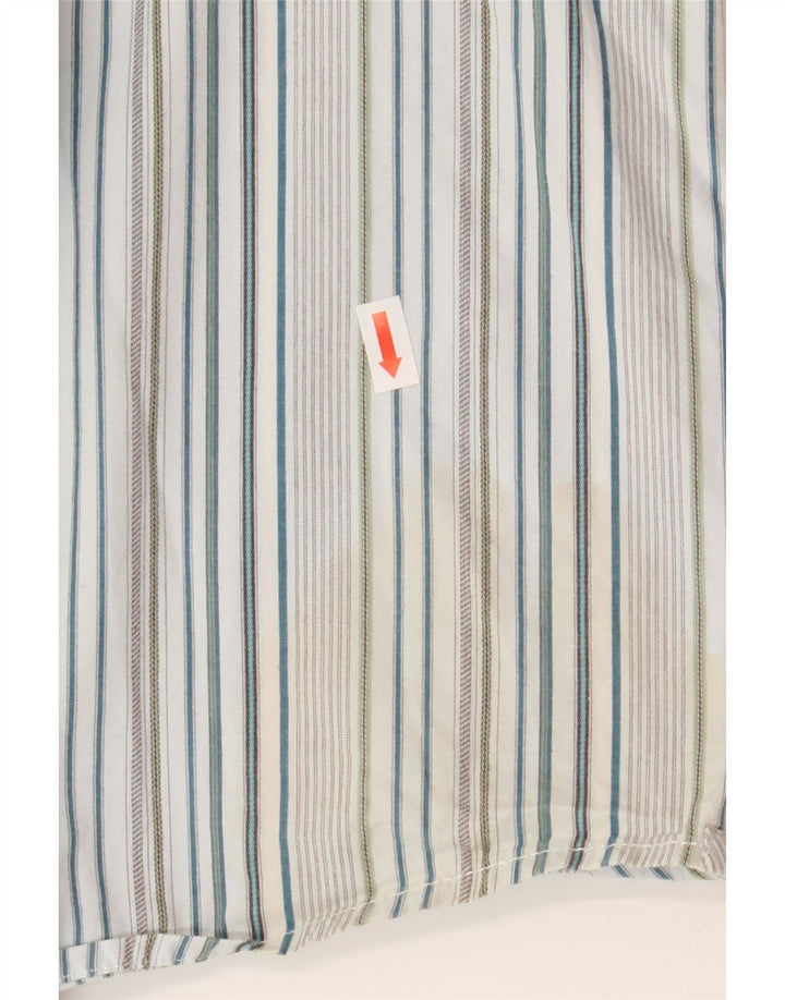 Camicia da uomo Fat Face XL in cotone a righe multicolore