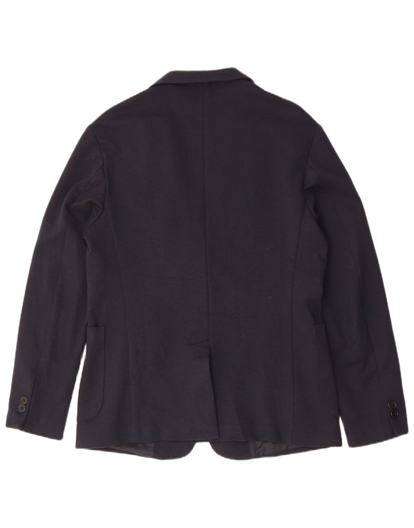 Giacca blazer da uomo a 2 bottoni Zara UK 40 grande blu navy