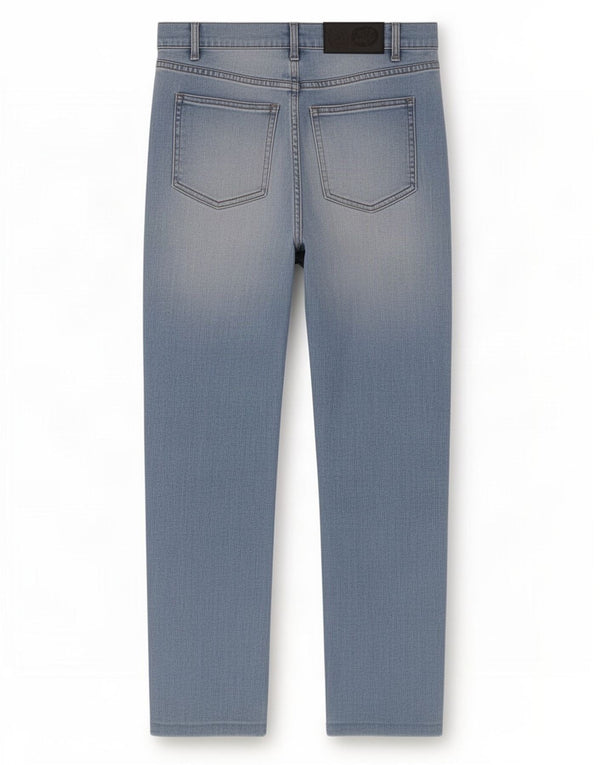 Jeans affusolati da uomo economici Monday W30 L27 cotone blu