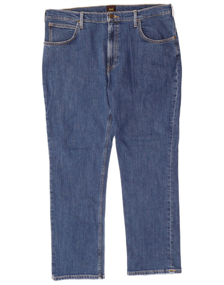 Jeans dritti da uomo LEE Brooklyn W40 L30 in cotone blu