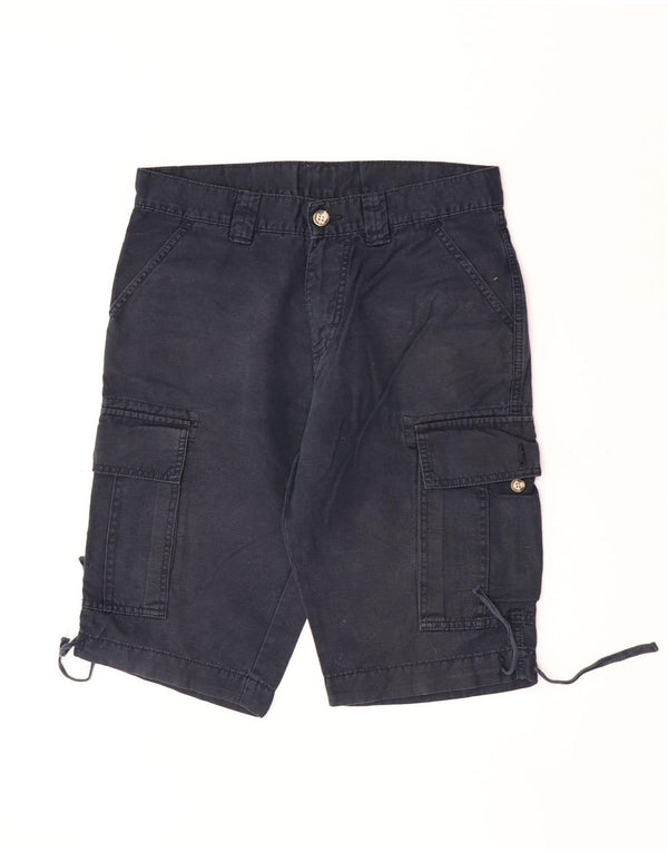 Pantaloncini cargo da uomo Slam IT 46 Small W30 cotone blu navy