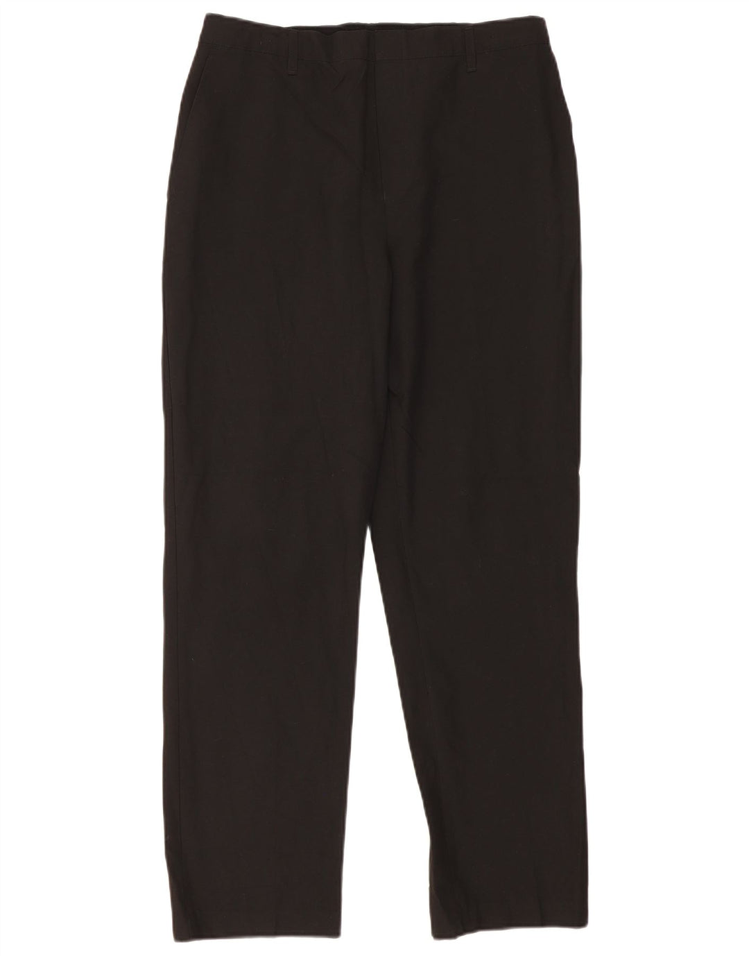 Pantaloni da abito slim Marks & Spencer da ragazzo 15-16 anni W32 L30 poliestere nero