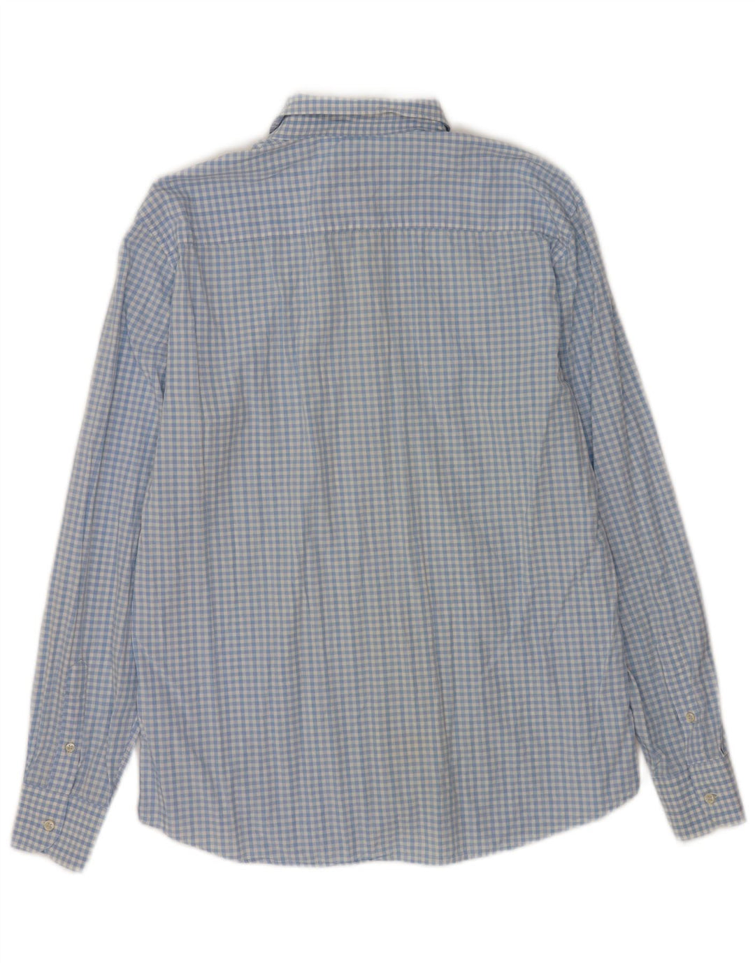 Camicia casual da uomo Massimo Dutti XL in cotone a quadretti blu