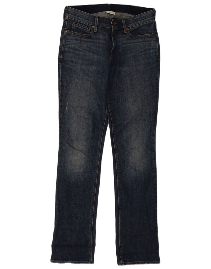 Jeans dritti da donna Levi's US 6 medi W28 L32 cotone blu navy