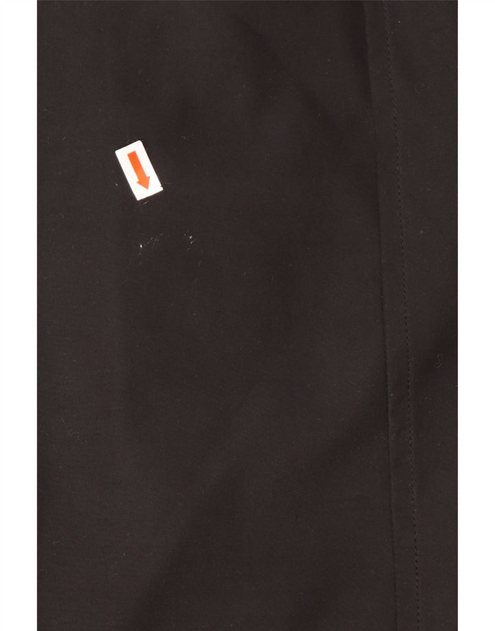 TOMMY HILFIGER Cappotto giacca a vento da donna UK 16 Grande poliestere nero