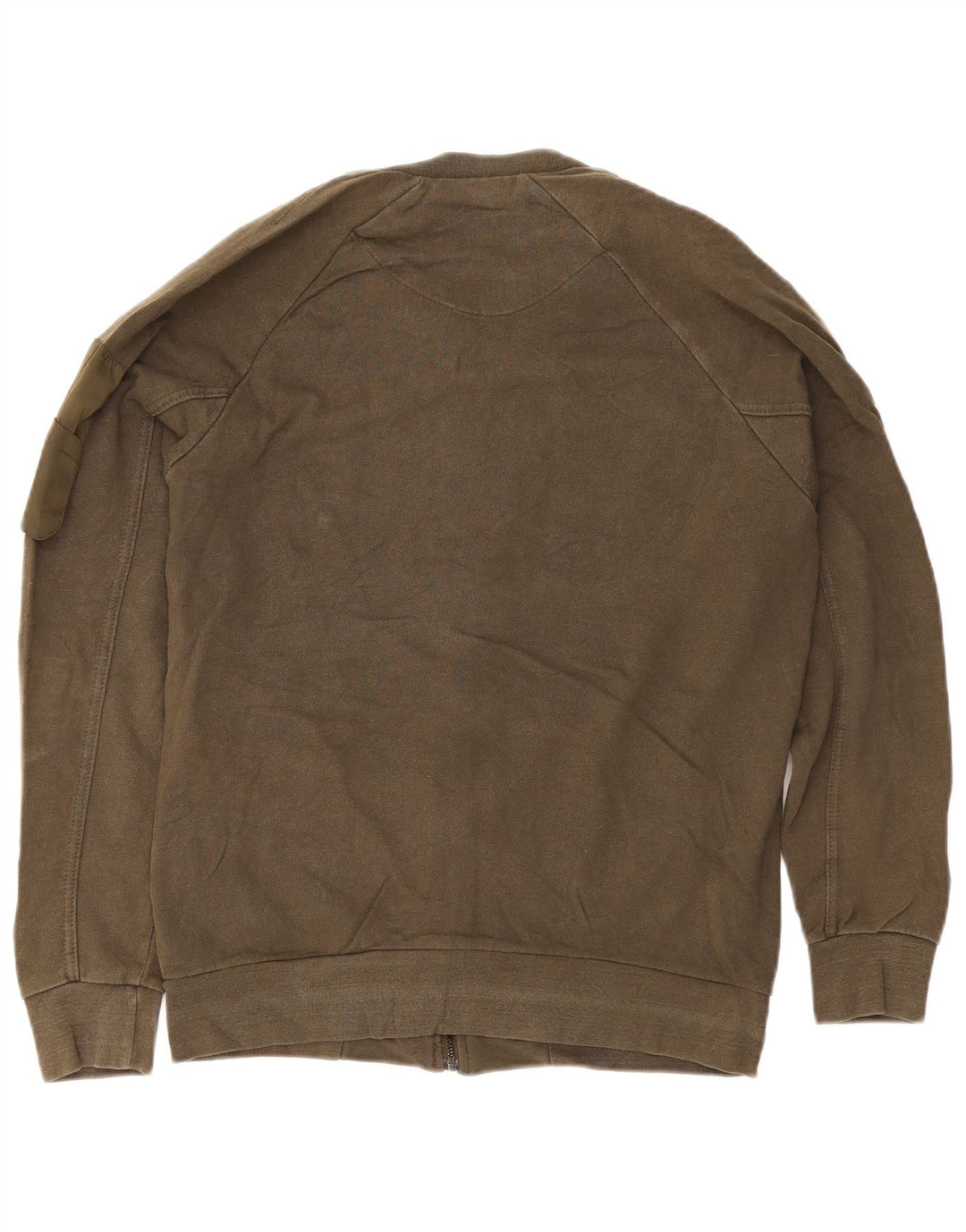 Giacca da ginnastica da uomo Zara grande in cotone kaki