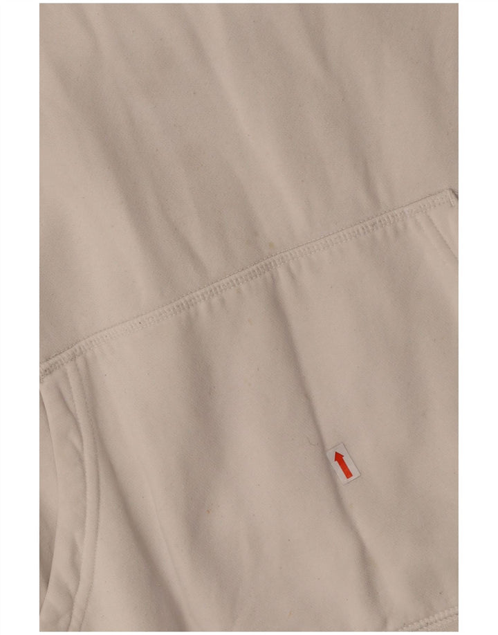Maglione con cappuccio grafico NIKE da uomo in cotone bianco medio