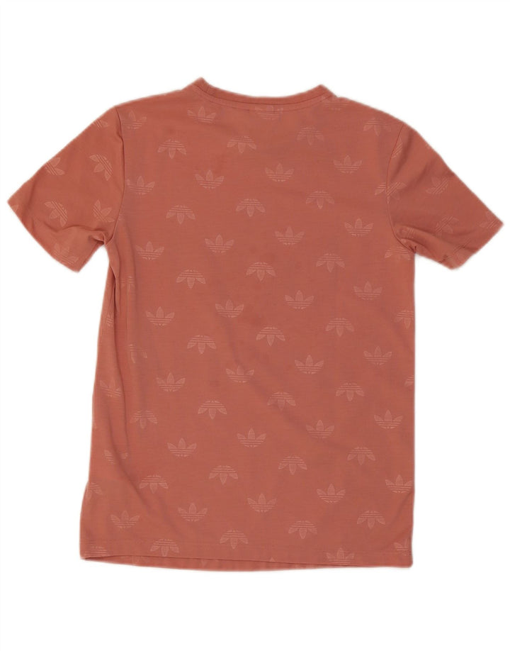 T-shirt grafica da donna Adidas Top UK 8 Small rosa poliestere