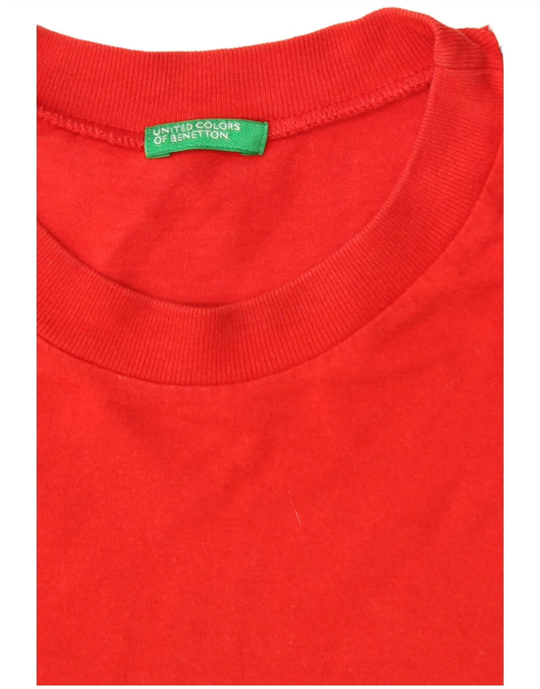 T-shirt grafica da uomo BENETTON Top rosso medio