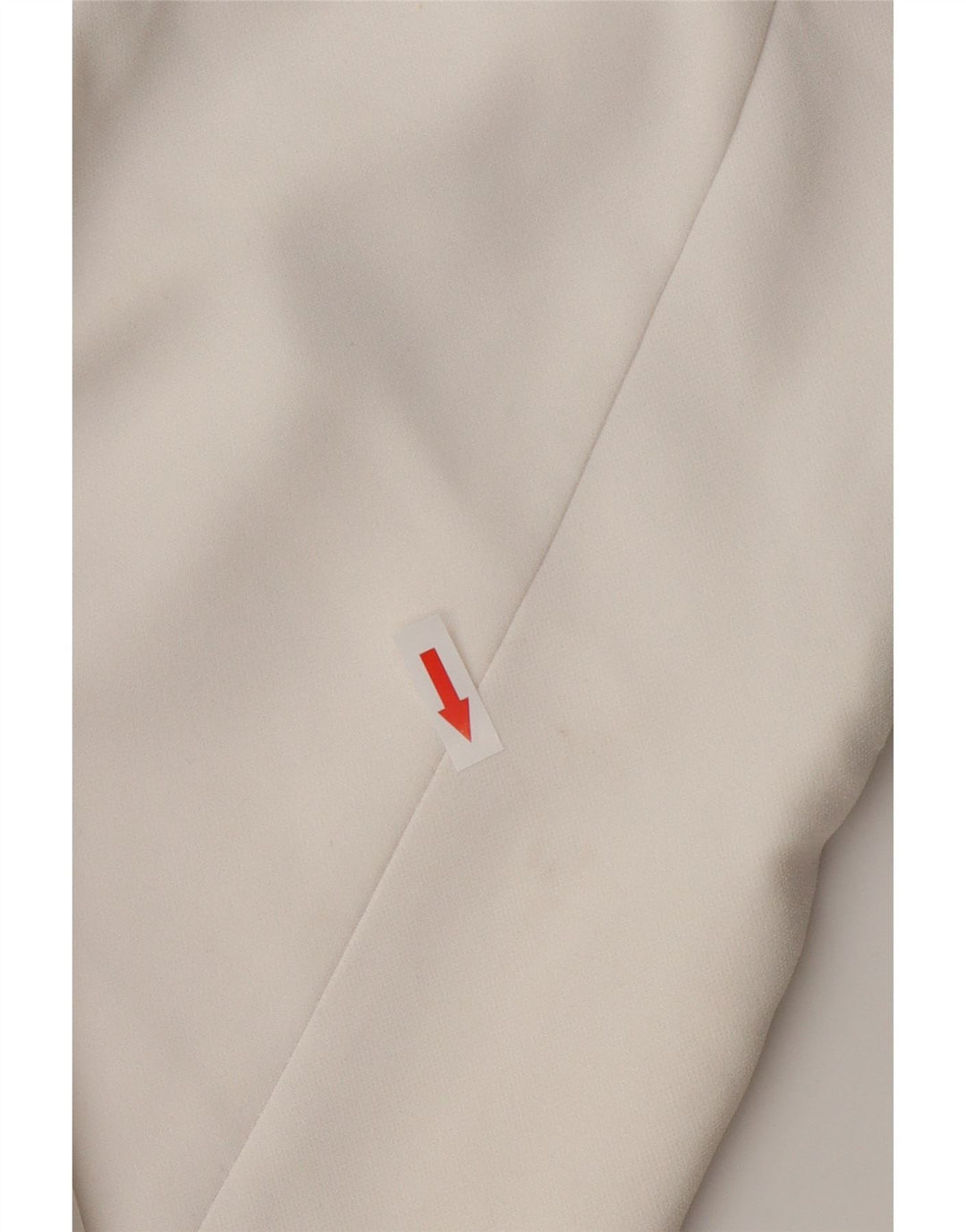 Giacca blazer aperta da donna con maniche a 3/4 Zara UK 18 XL acetato bianco