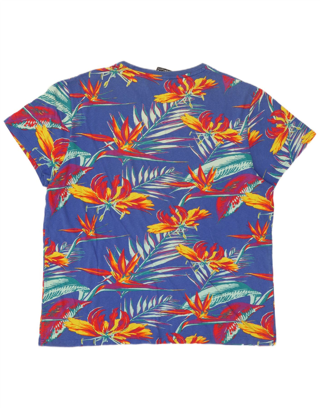 T-shirt grafica da uomo SUPERDRY Top 2XL Blu floreale