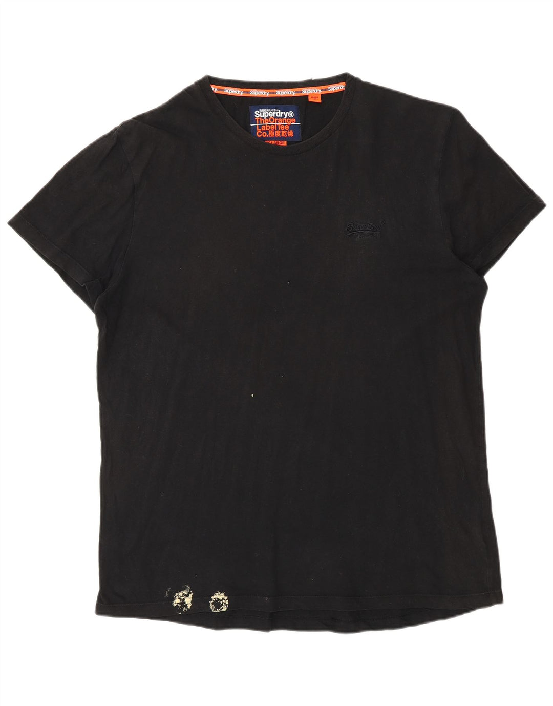 T-shirt da uomo Superdry Top XL in cotone nero