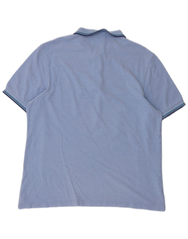 Polo da uomo slim fit Fred Perry 2XL in cotone a righe blu