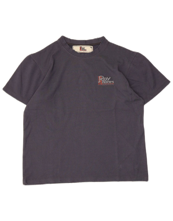 ROY ROGERS T-shirt grafica per ragazzi 13-14 anni Large in cotone blu navy