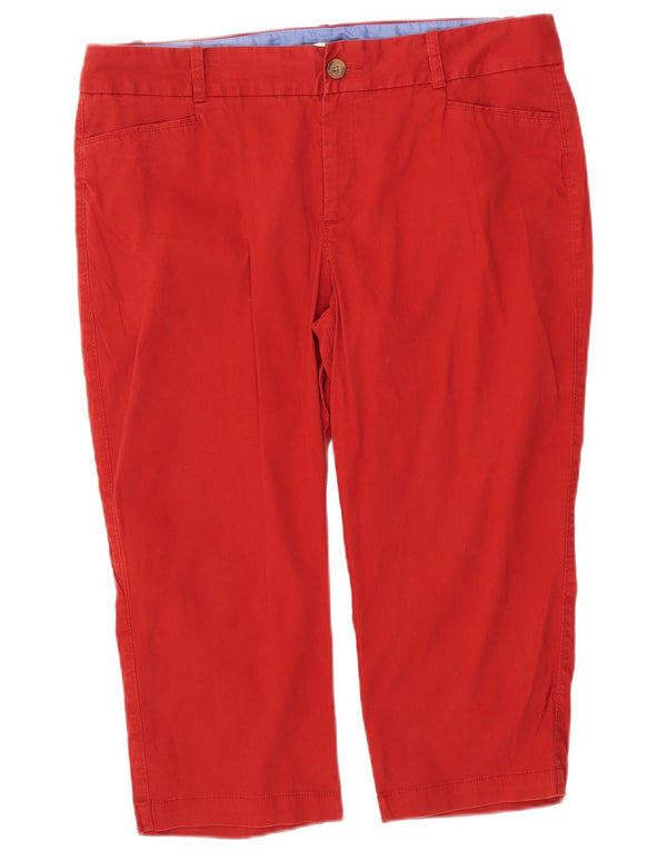 Pantaloni Capri dritti da donna Dockers US 18 2XL W40 L21 Cotone rosso