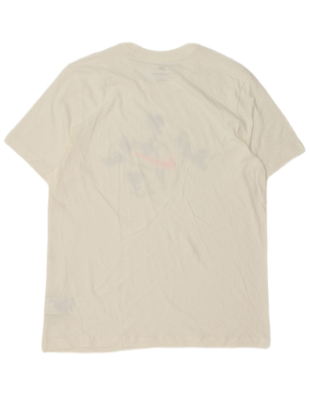 T-shirt grafica da uomo Nike Top grande in cotone bianco