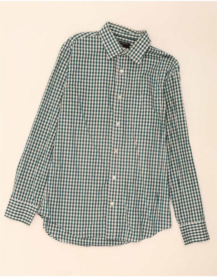 Camicia slim fit da uomo Banana Republic taglia 15 1/2 medio a quadri multicolore