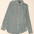 Camicia slim fit da uomo Banana Republic taglia 15 1/2 medio a quadri multicolore