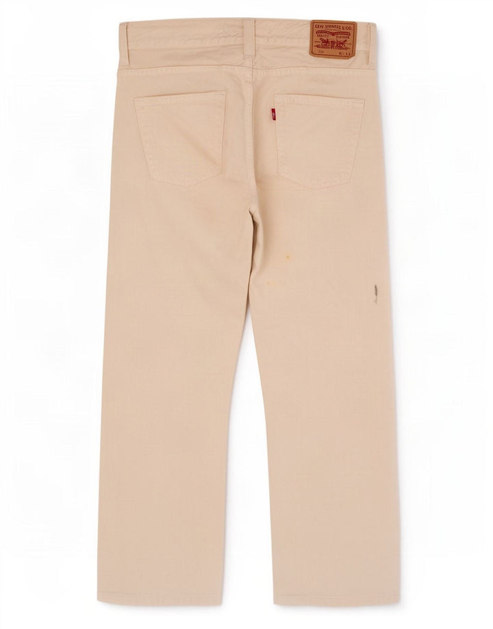 Levi's Uomo 506 Jeans dritti W34 L26 Bianchi