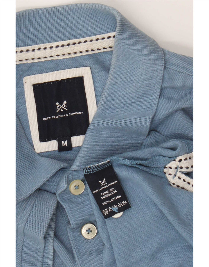 Crew Clothing Polo da uomo in cotone blu medio