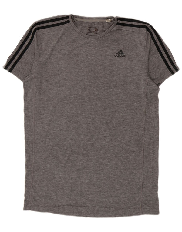 Maglietta Adidas Climalite da uomo XL grigia