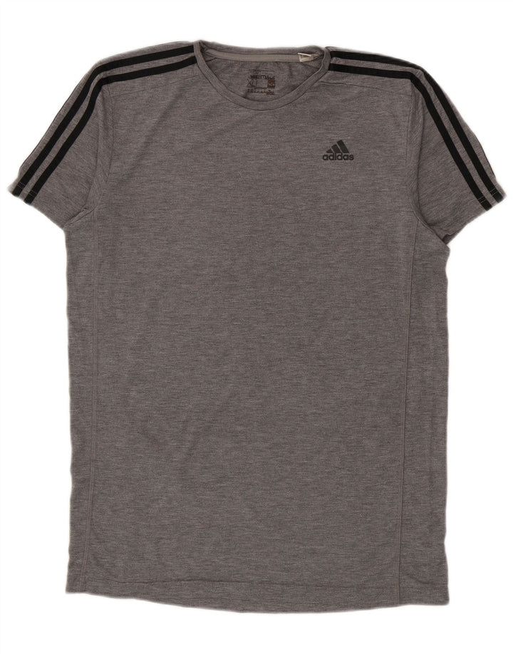 Maglietta Adidas Climalite da uomo XL grigia