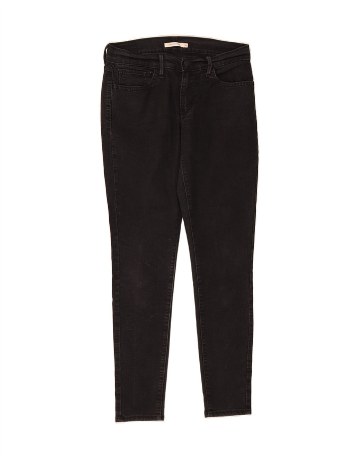 LEVI'S Womens 710 Super Skinny Jeans W30 L30 Black Vintage Levi's and Second-Hand Levi's from Messina Hembry 
