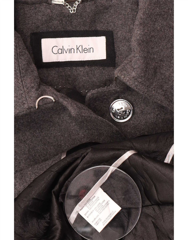 Trench da donna Calvin Klein UK 14 Lana grigio medio
