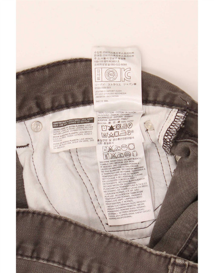 Levi's Uomo 505 Jeans dritti W32 L30 Cotone grigio