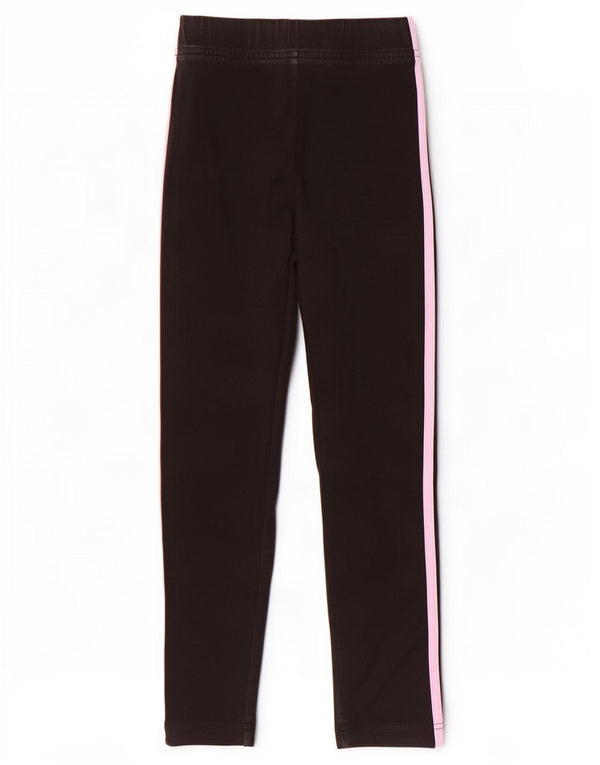 Leggings Adidas Bambina 9-10 Anni Cotone Nero