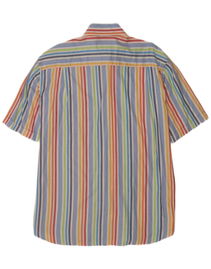 Camicia a maniche corte da uomo Paul & Shark taglia 44 XL a righe multicolore