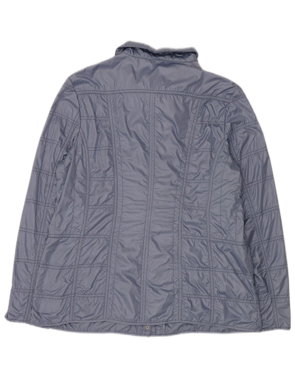 Giacca bomber da donna Barbara Lebek UK 16 grande poliestere blu