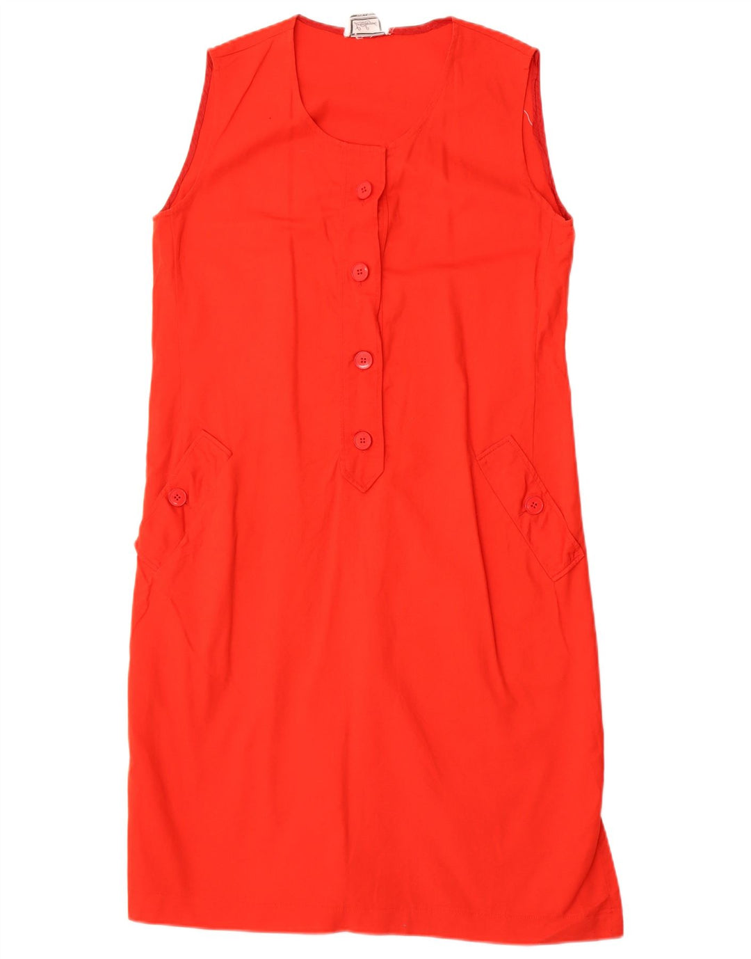 Abito a trapezio senza maniche da donna Luisa Spagnoli UK 12 rosso medio
