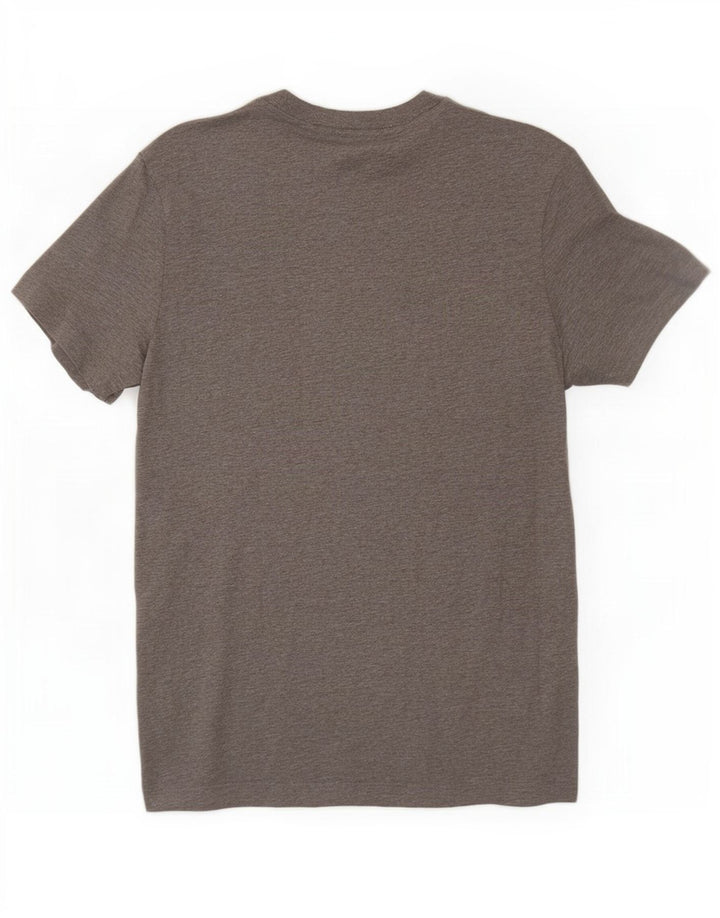Maglietta grafica da uomo Calvin Klein Jeans Top piccola in cotone grigio