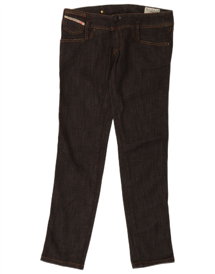 Jeans da donna Diesel Matic Slim W27 L29 cotone nero