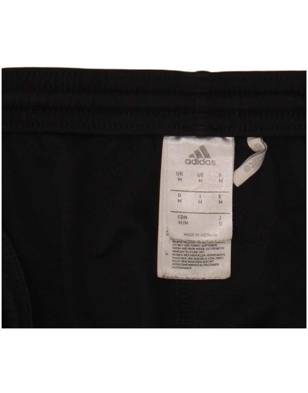 Pantaloncini sportivi Adidas Climalite da uomo medio poliestere nero