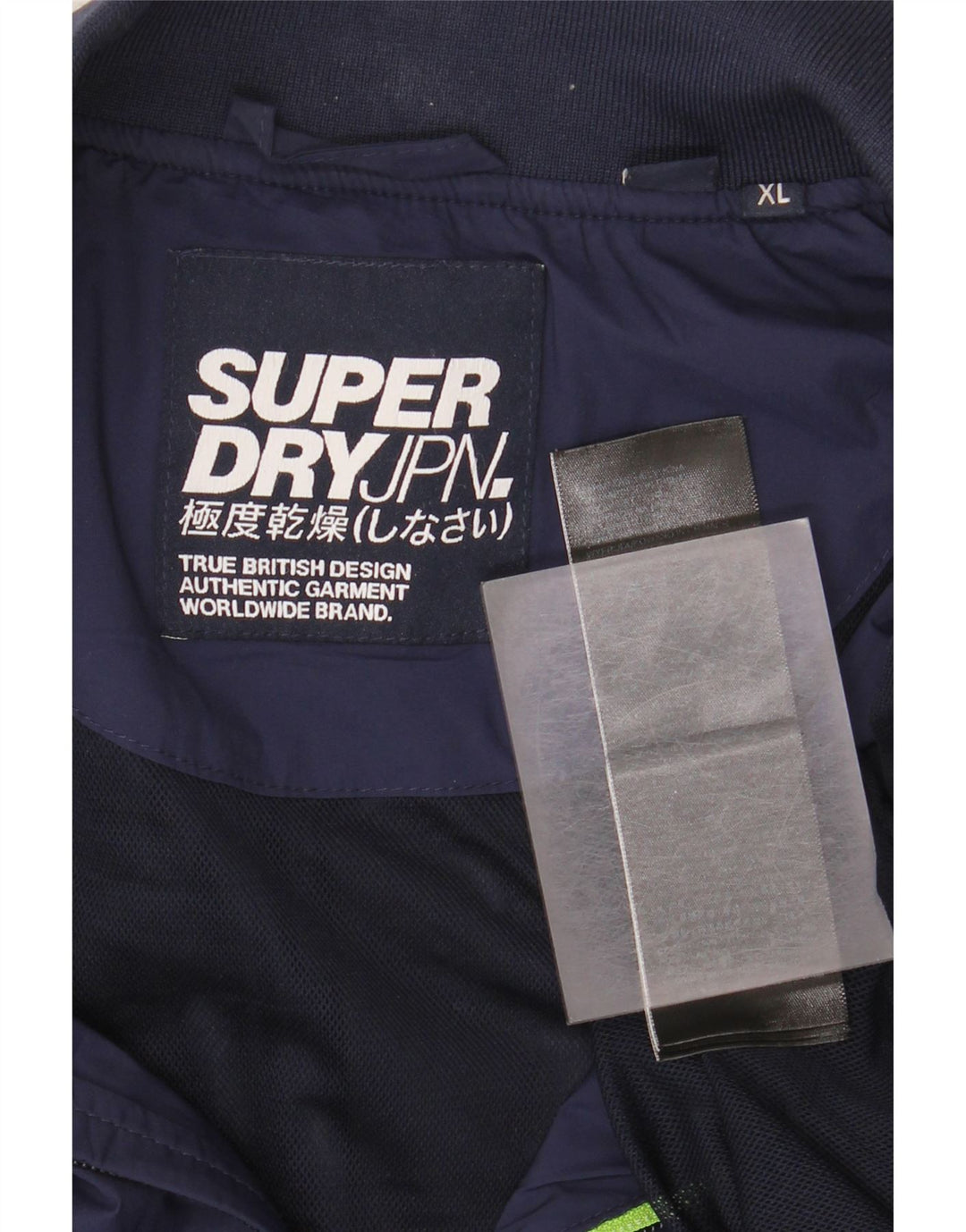 Giubbotto bomber da uomo Superdry UK 42 XL nylon blu navy