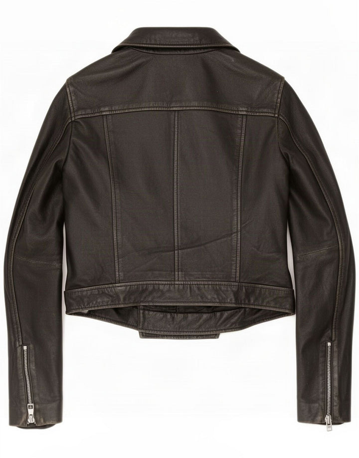 Conbipel Giacca da motociclista in pelle corta da donna IT 40 Small Nero