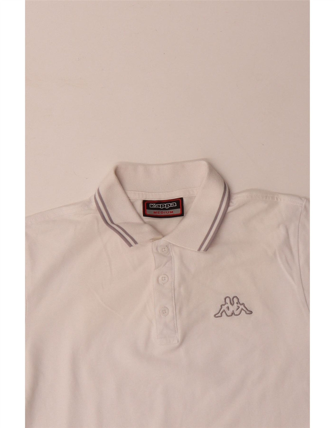 Polo Uomo KAPPA Cotone Medio Bianco