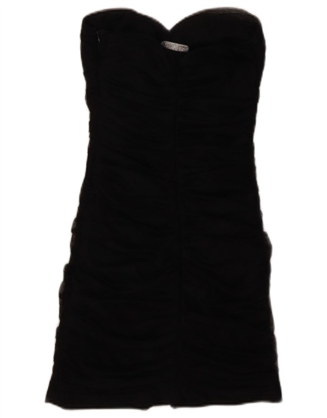 Abito aderente senza spalline da donna ZARA UK 8 piccolo nero