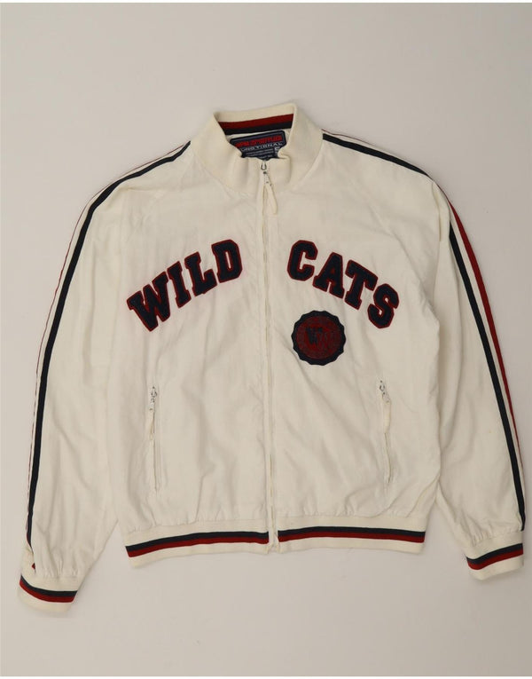 Bomber grafico da uomo WPM Wildcats UK 40 Large White Colourblock