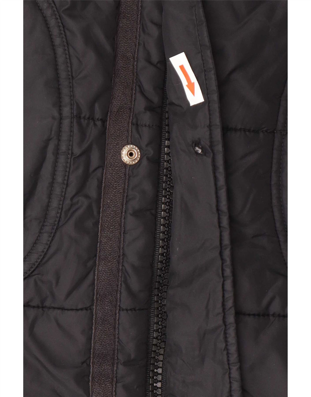 Giacca imbottita da uomo Diesel UK 36 piccola in nylon nero