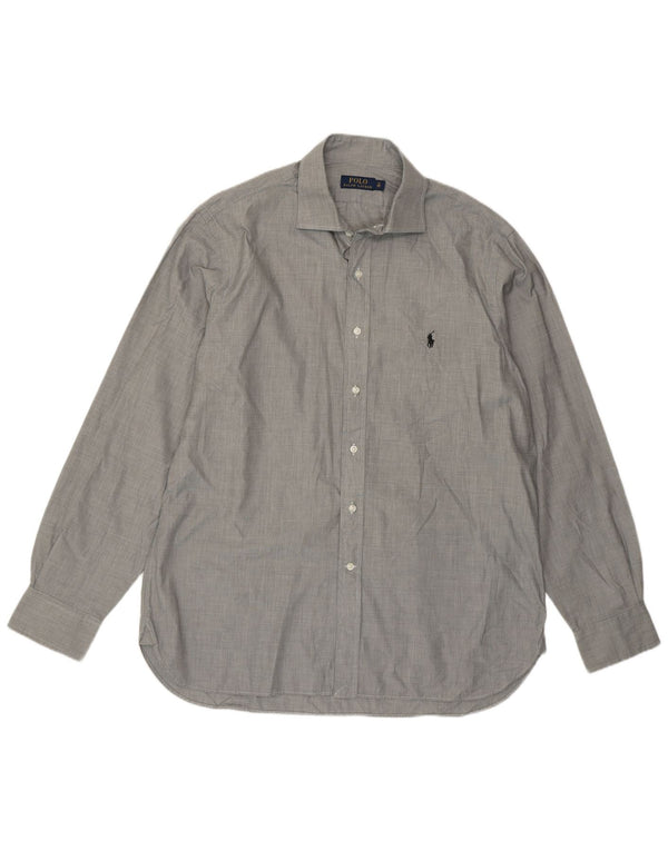Polo Ralph Lauren Camicia da uomo Taglia 17 43 XL Cotone grigio