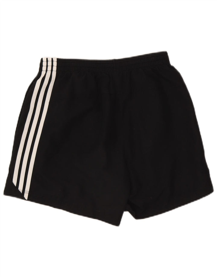 Pantaloncini sportivi Adidas da uomo piccoli in poliestere nero