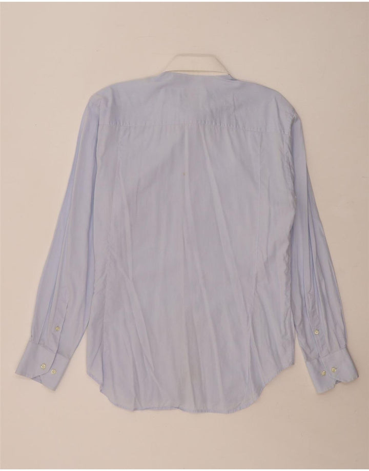 Camicia Trussardi Uomo Taglia 42 16 1/2 Large Blu Colorblock