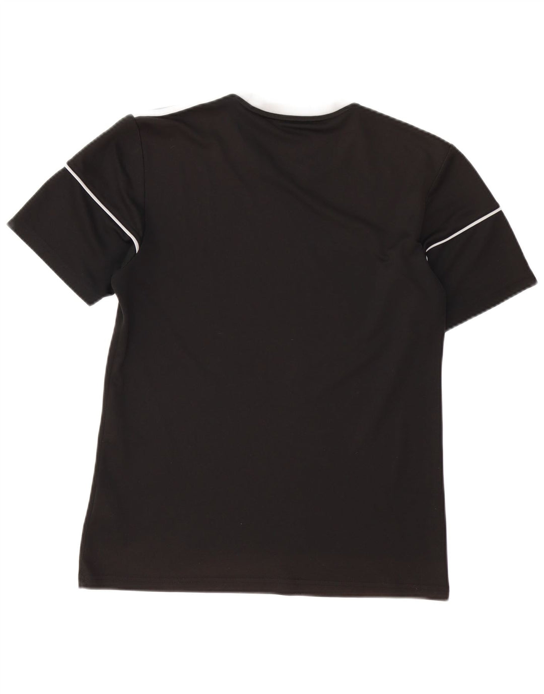 T-shirt ADIDAS Climalite da uomo piccola piccola in poliestere nero
