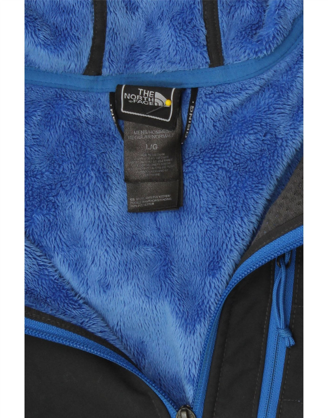 Giacca a vento con cappuccio da uomo The North Face UK 40 Large Grigio Poliestere