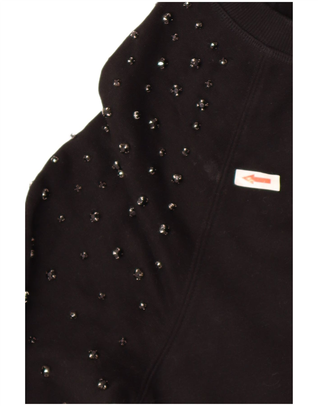 Felpa oversize da donna Marks & Spencer UK 6 XS cotone nero
